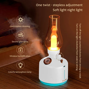 Retro Air Humidifier Wireless Aroma Diffuser Lamp