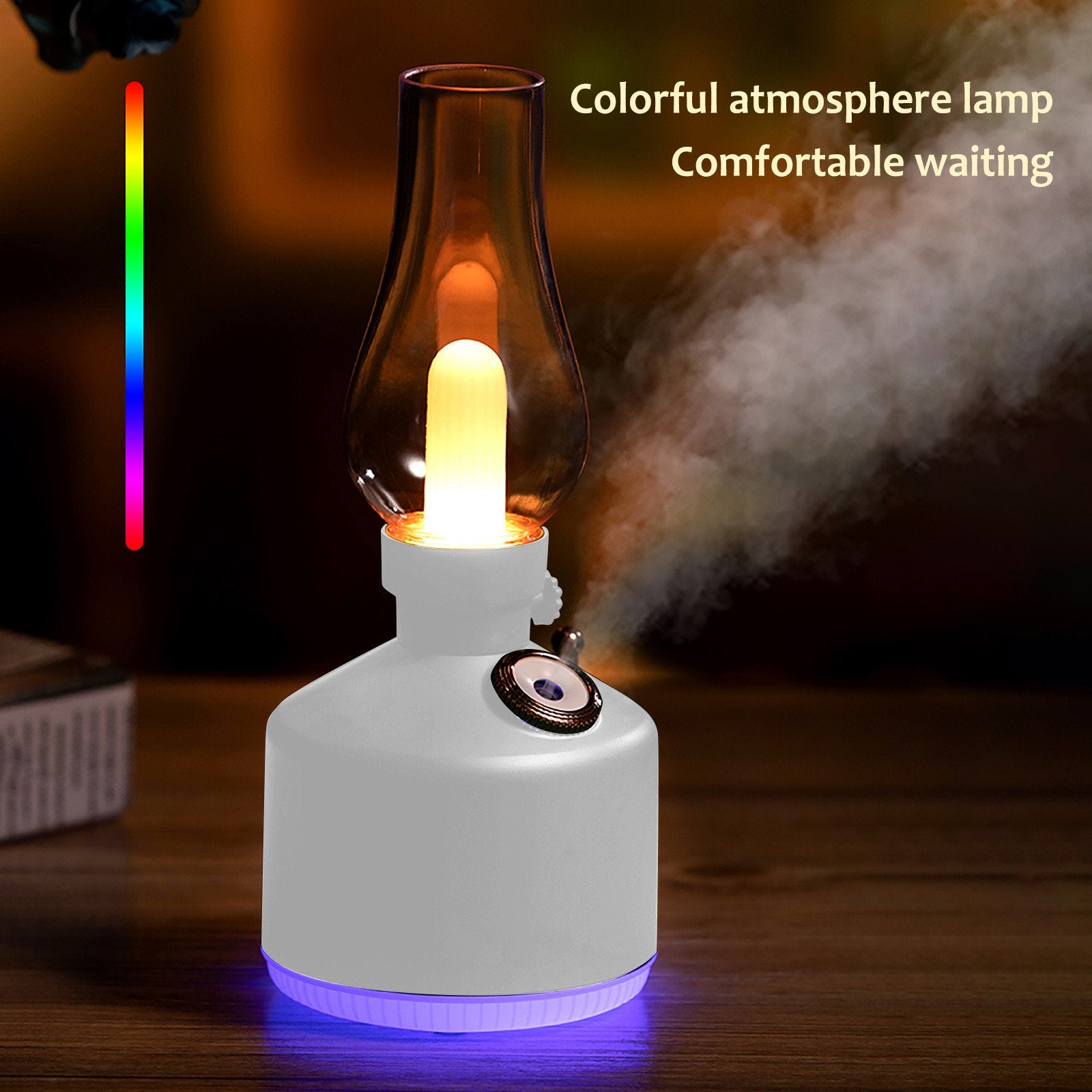 Retro Air Humidifier Wireless Aroma Diffuser Lamp