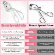 Portable Electric Heated Eyelash Curler