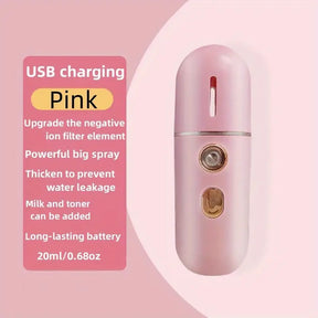 USB Charging Portable Facial Steamer with Large Water Tank