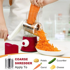 3 in 1 Rotary Cheese Grater Vegetable Slicer