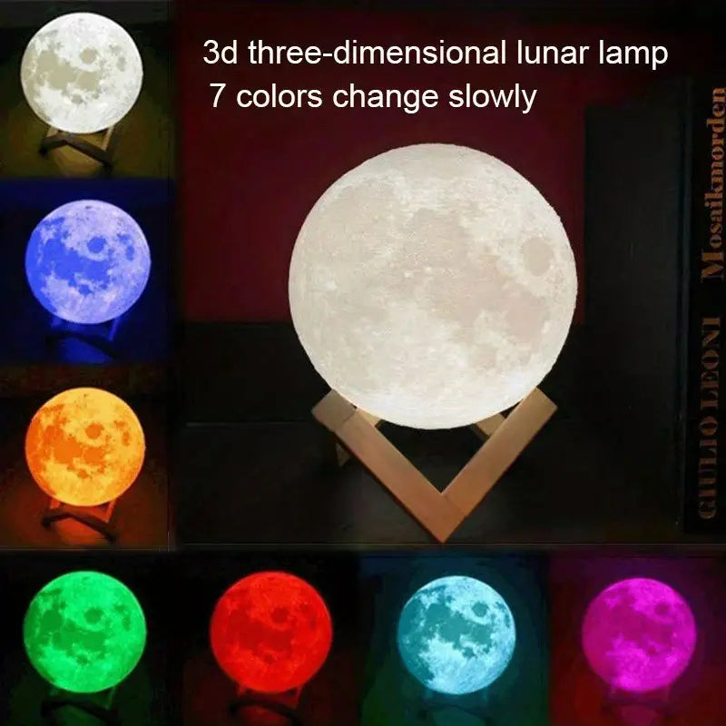 Night Light 3D Printing Moon