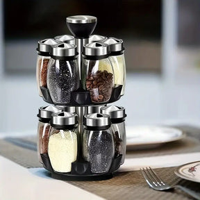 6-Jar Seasoning Organizer Holder