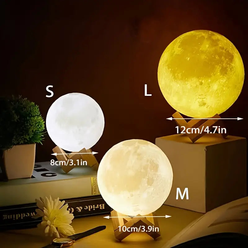 Night Light 3D Printing Moon