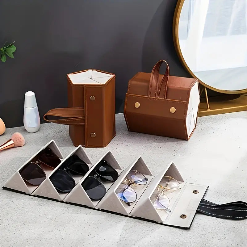 Simple Foldable Glassed Storage Box