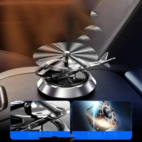 Metal Solar Helicopter Car Air Freshener