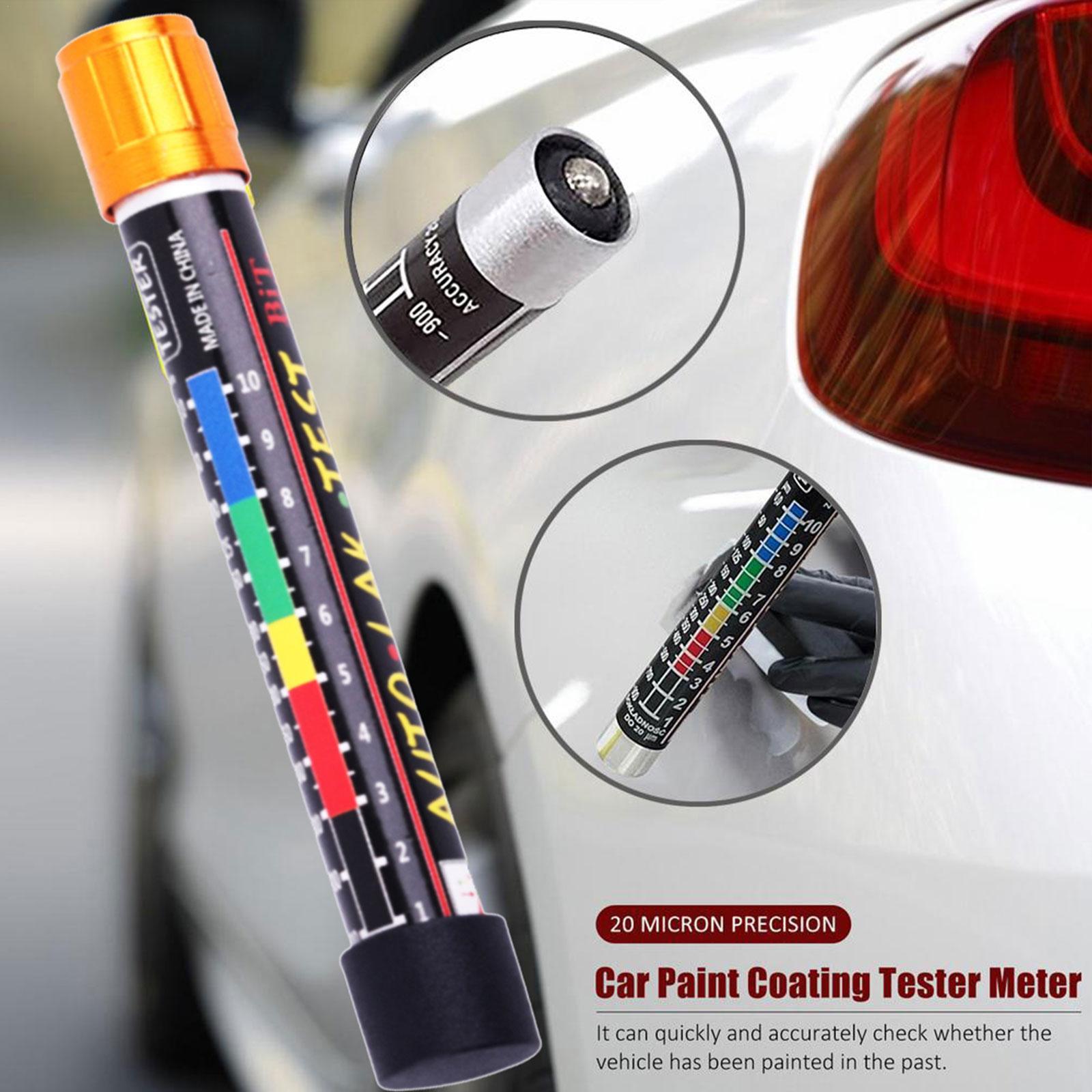 Paint Thickness Gauge Pen, Car Paint Thickness Tester with Magnetic
