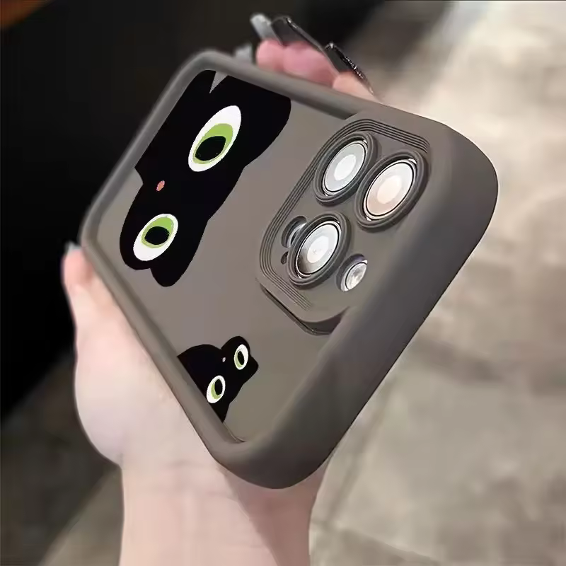 Cute Cartoon Cat iPhone Case