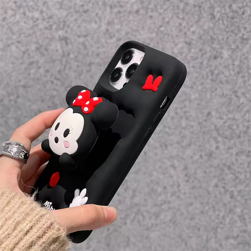 3D Minnie Bracket iPhone 15 Case