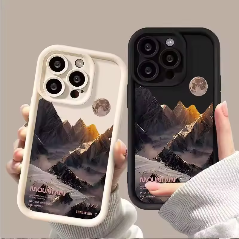 Elegant Snow Mountain iPhone Case