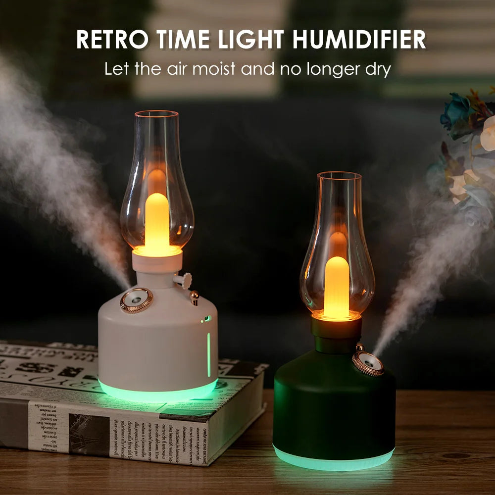 Retro Air Humidifier Wireless Aroma Diffuser Lamp