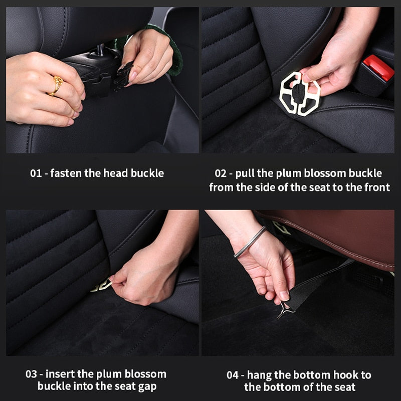 Car Back Seat Organizer Pu Leather