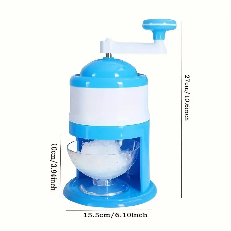 Manual Snow Ice Crusher Shaving Machine