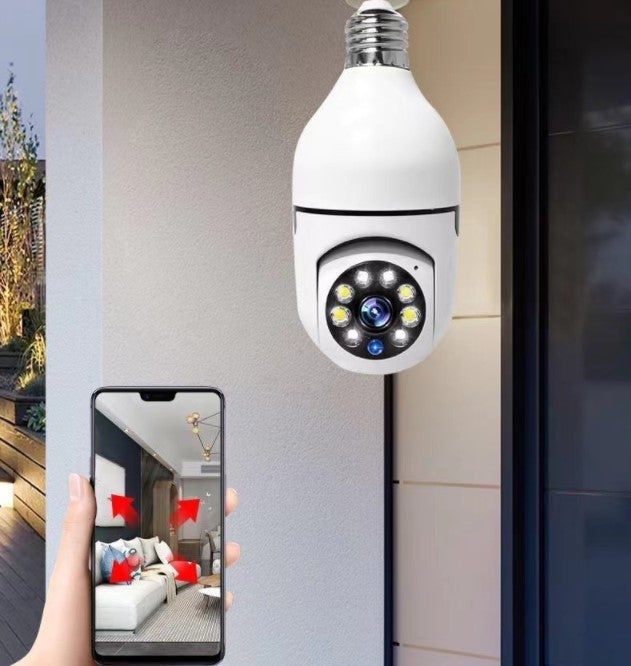 Wireless Wifi  Intelligent security light bulb Camera