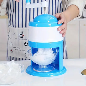 Manual Snow Ice Crusher Shaving Machine