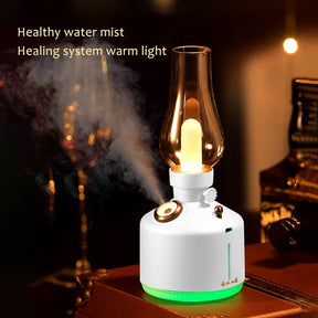 Retro Air Humidifier Wireless Aroma Diffuser Lamp