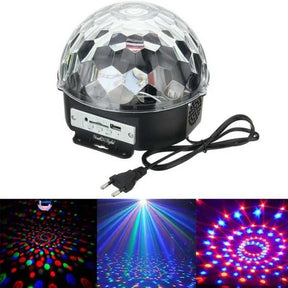 LED Disco Ball mp3 USB Projector Bluetooth