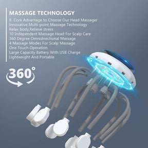 Electric Octopus Head Massager